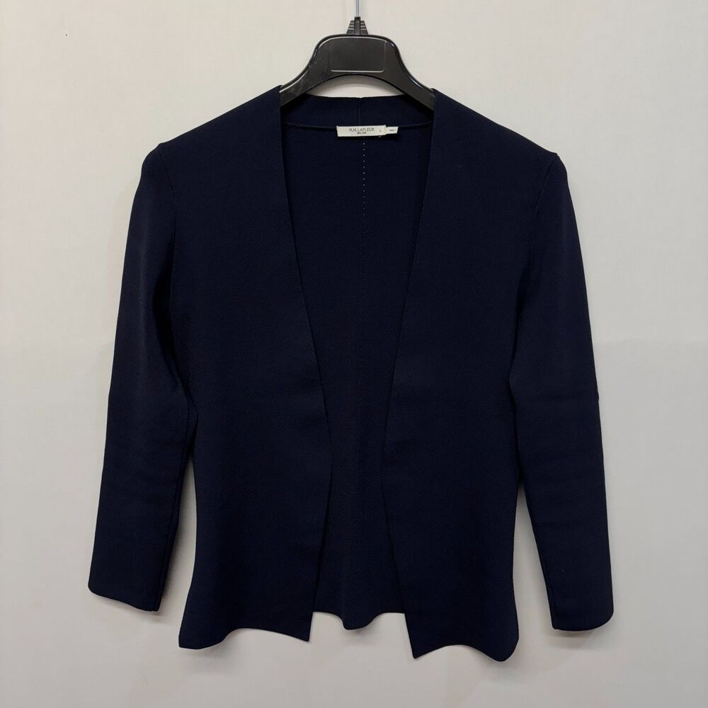 MM. Lafleur Jardigan Open Front Cardigan Knit Blazer Jacket Size Large D048 -21